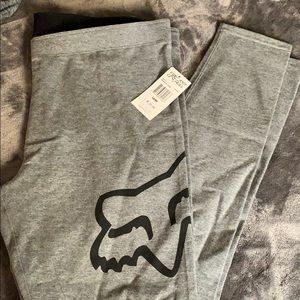 fox leggings -never worn